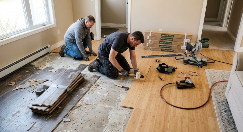 Bamboo Flooring Installation in Lancaster County, PA