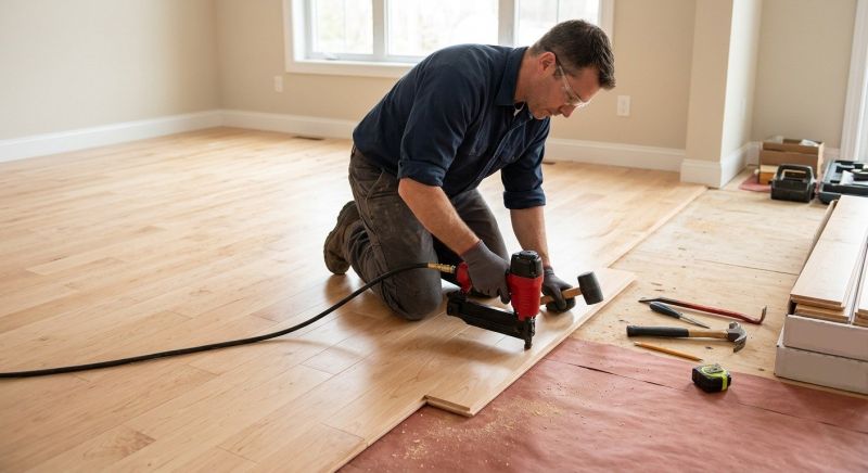 Maple Flooring Installation in Lancaster County, PA