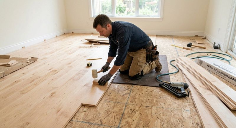 Maple Flooring Installation in Mount Joy, PA