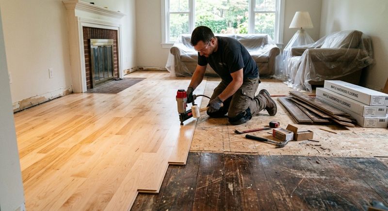 Maple Flooring Installation in Myerstown, PA