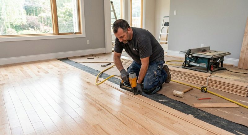Maple Flooring Installation in Strasburg, PA