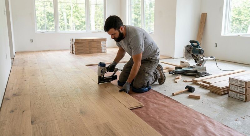 Oak Floor Installation in Etters, PA