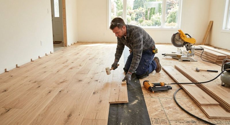 Oak Floor Installation in Hershey, PA