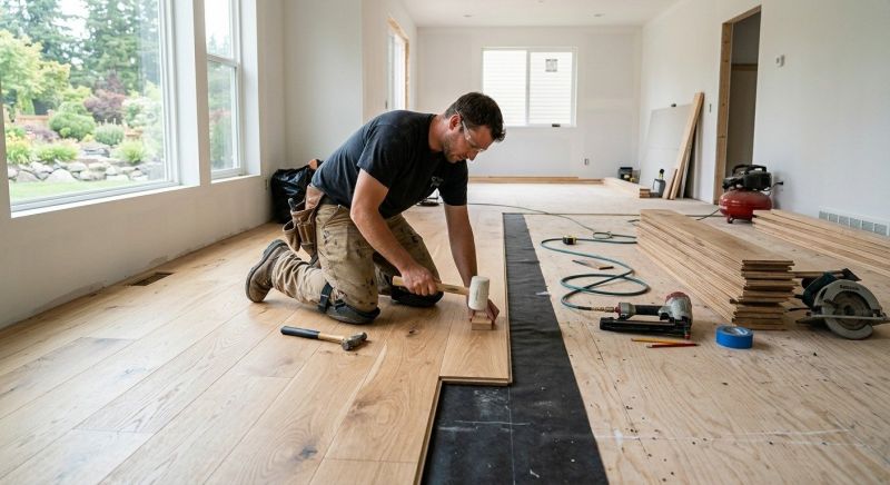 Oak Floor Installation in Mount Joy, PA