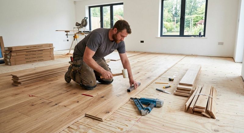 Oak Floor Installation in Mount Joy, PA