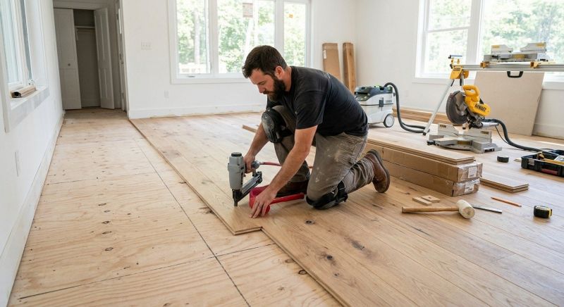 Oak Floor Installation in Mount Joy, PA