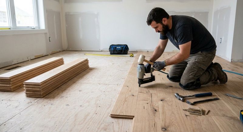 Oak Floor Installation in Myerstown, PA