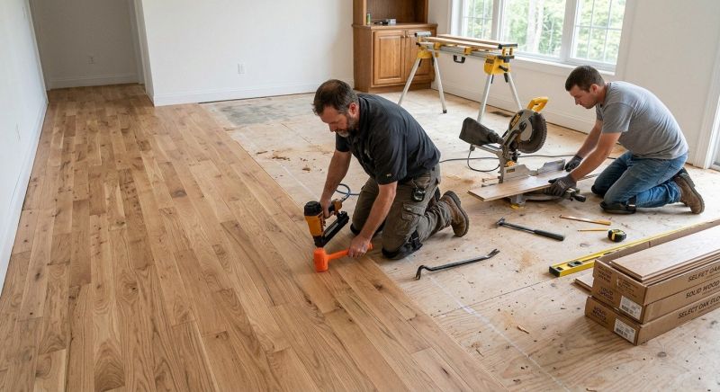 Oak Floor Installation in Myerstown, PA