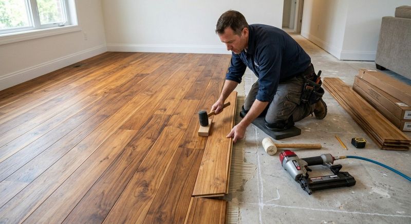 Teak Flooring Installation in Lancaster County, PA