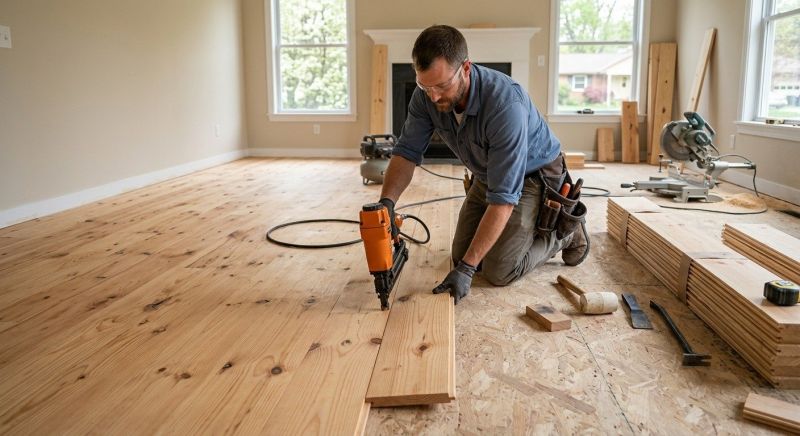 Teak Flooring Installation in Lancaster County, PA