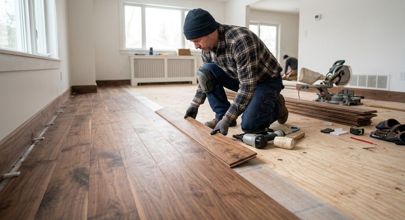Walnut Flooring Installation in Lancaster County, PA