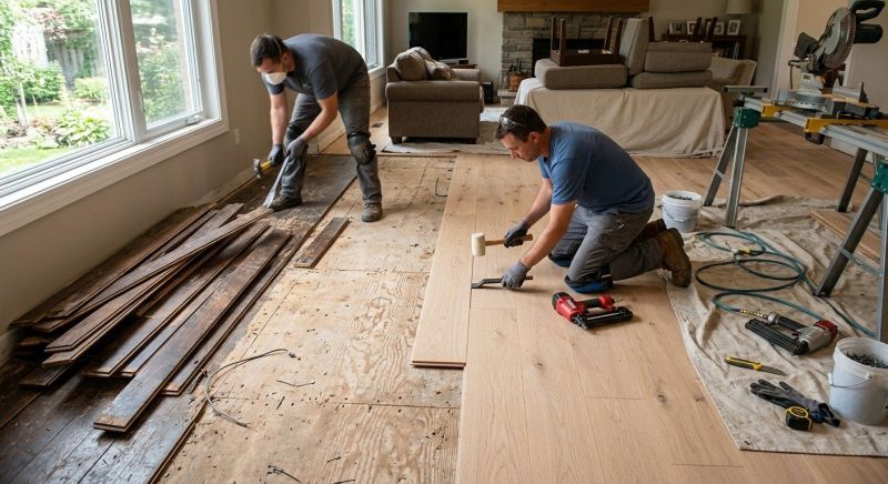 Wood Floor Replacement in Delta, PA