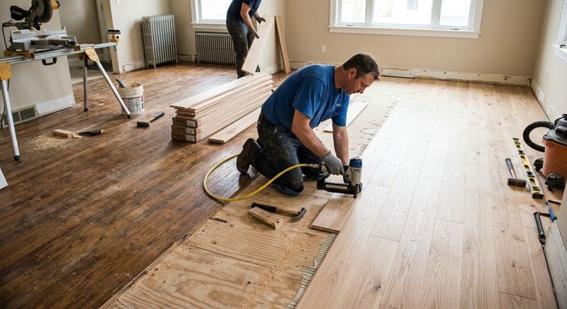 Wood Floor Replacement in Lancaster County, PA