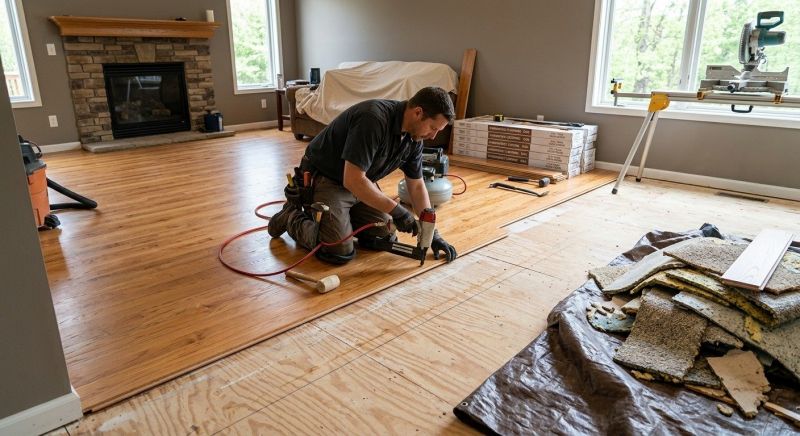 Wood Floor Replacement in Reinholds, PA